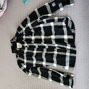 Cute black,white and silver flannel